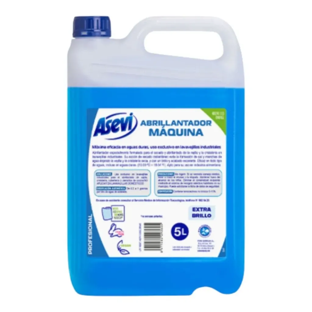 Abrillantador máquina para lavavajillas Asevi 5 L