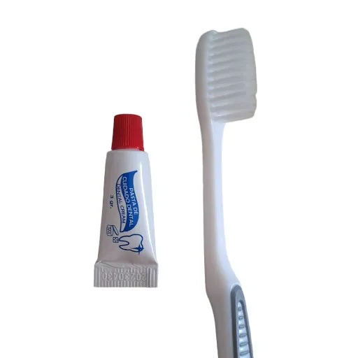 Cepillo más crema dental 3 g C/500 uds