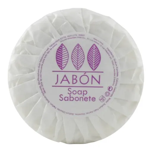 Pastilla de jabón 30 g Redonda Luxe C/500 uds