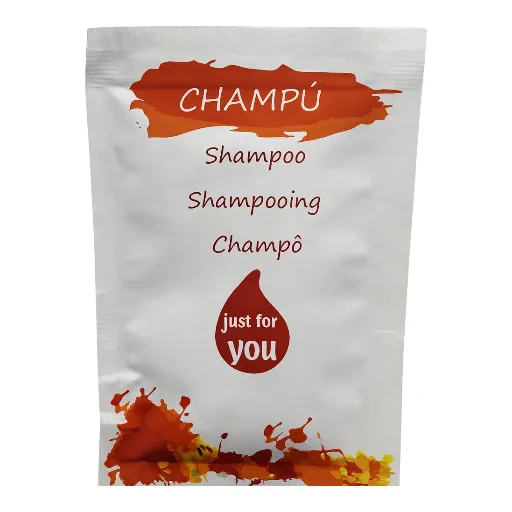 Sobre de champú en monodosis 10 ml C/1000 uds