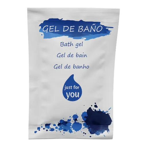 Sobre de gel de baño en monodosis 10 ml C/1000 uds